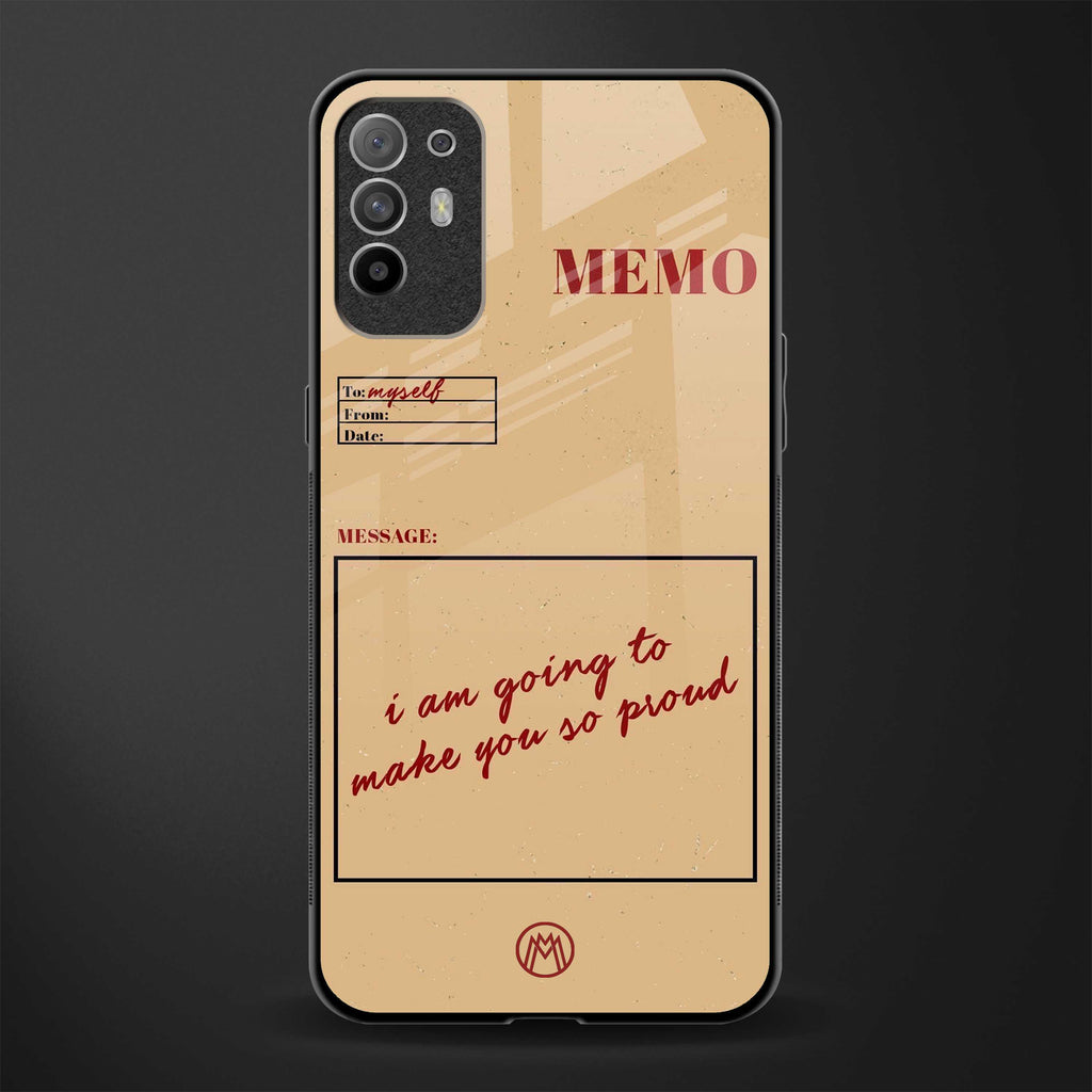 memo glass case for oppo f19 pro plus image