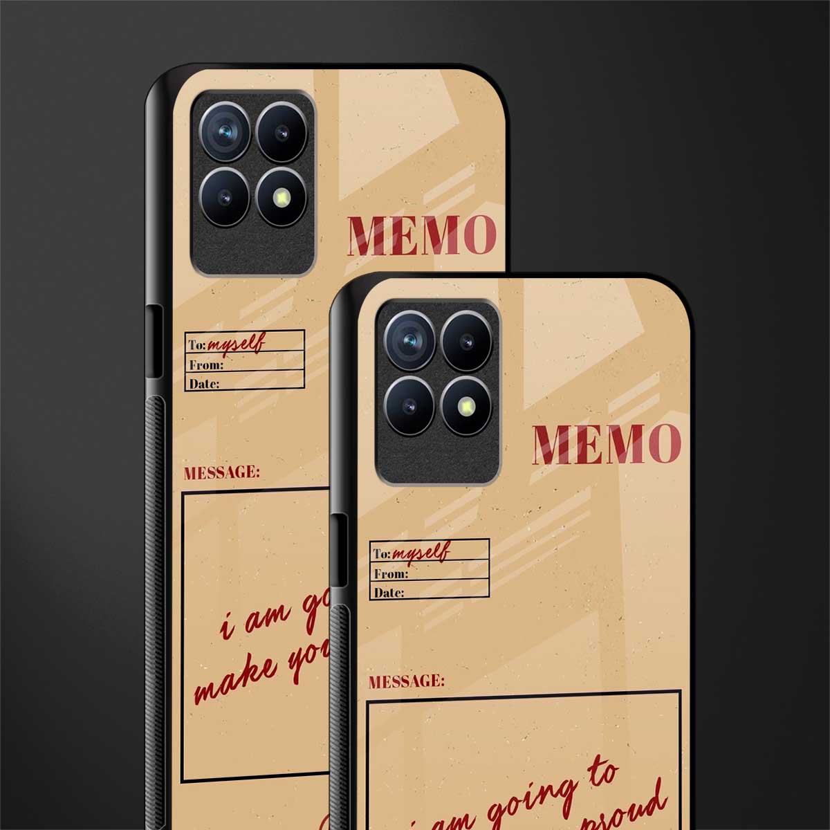 memo glass case for realme 8i image-2
