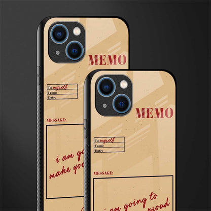 memo glass case for iphone 13 image-2