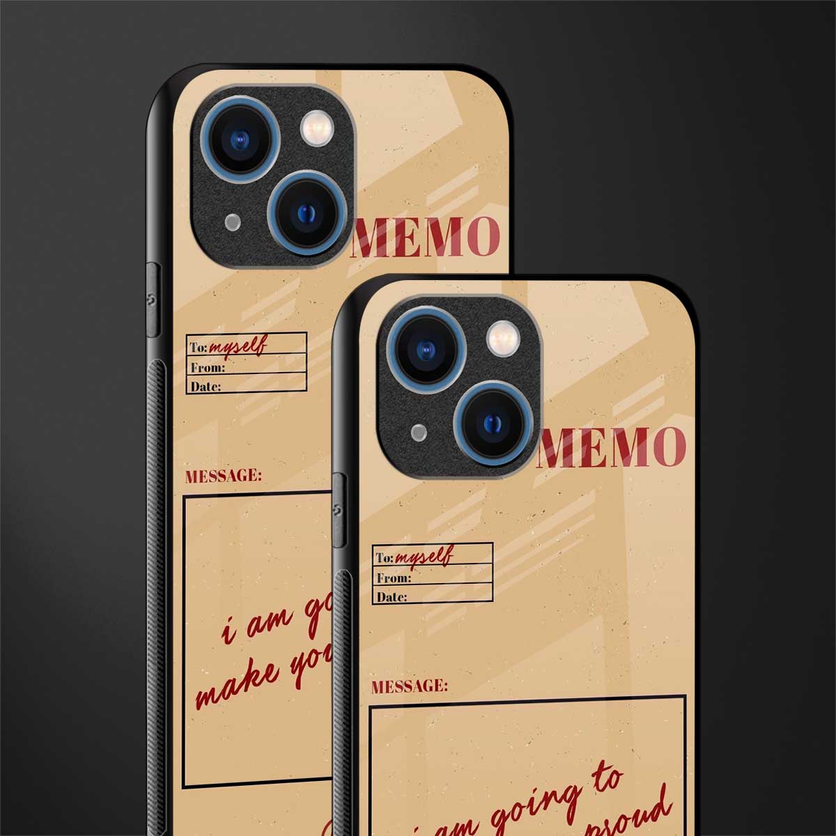 memo glass case for iphone 13 mini image-2