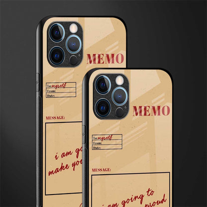memo glass case for iphone 14 pro max image-2