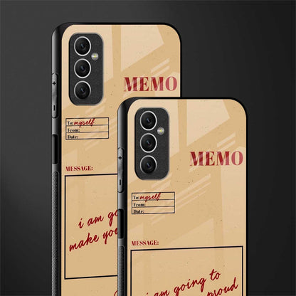 memo glass case for samsung galaxy m52 5g image-2
