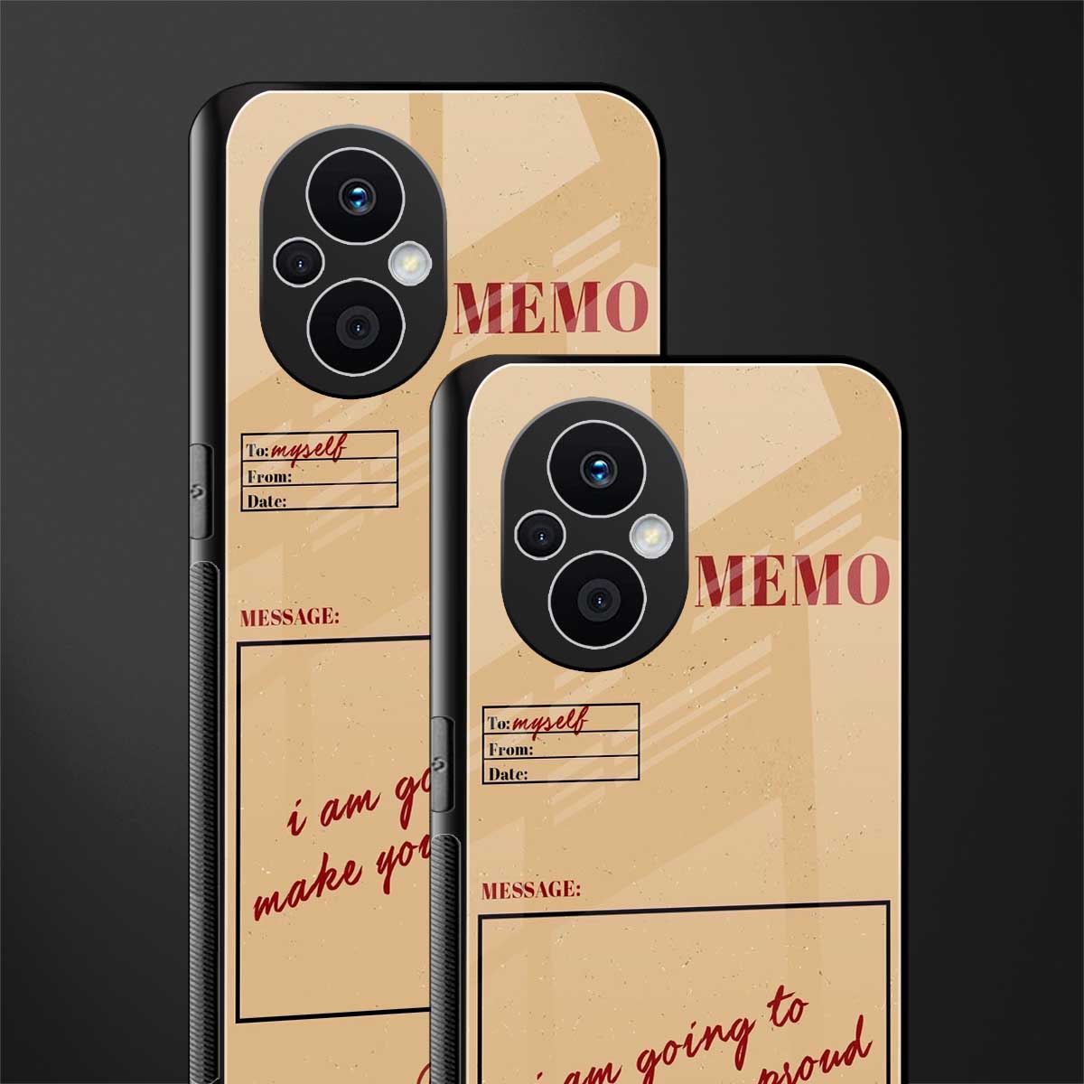 memo back phone cover | glass case for oppo f21 pro 5g