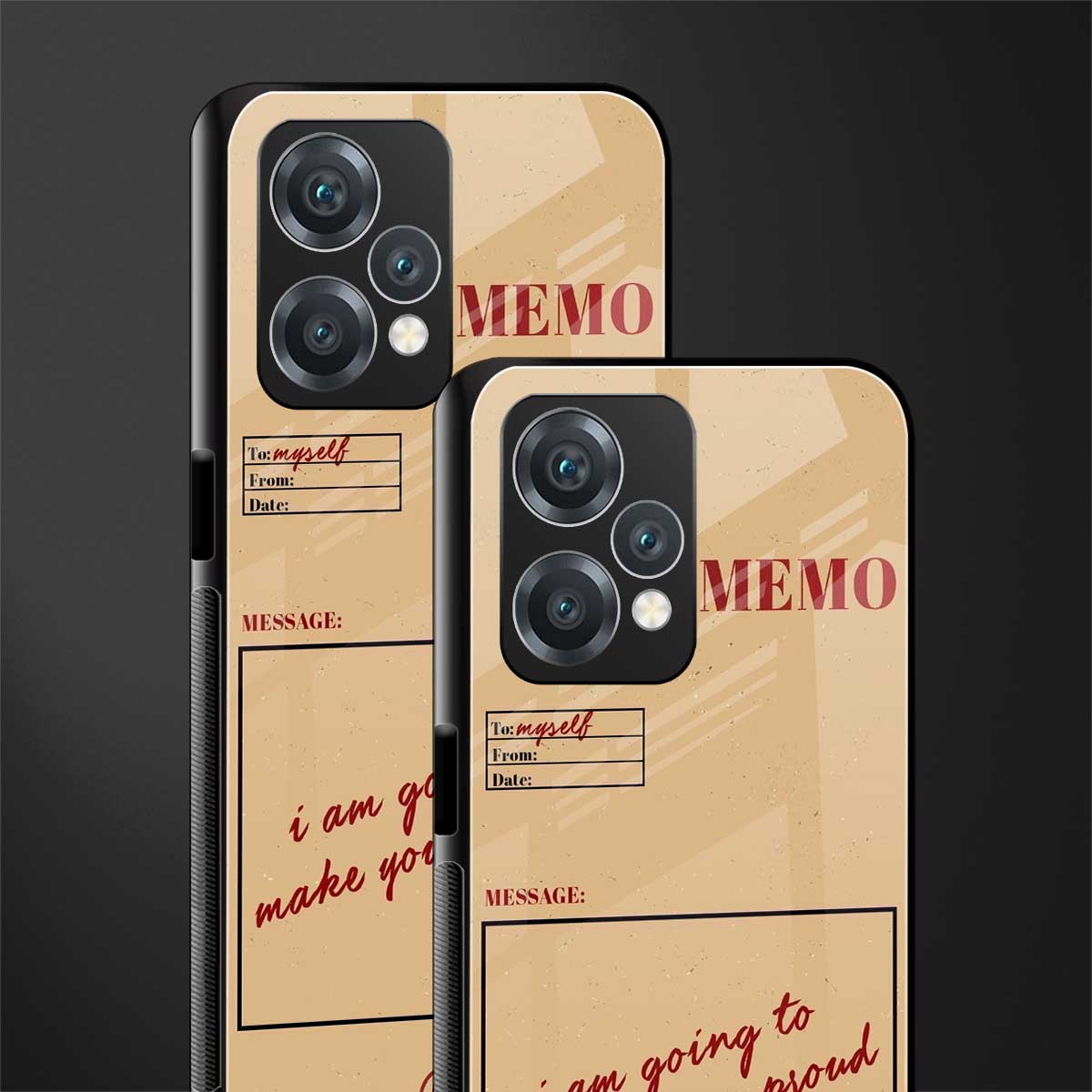 memo back phone cover | glass case for oneplus nord ce 2 lite 5g