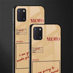 memo glass case for samsung galaxy note 10 lite image-2