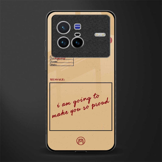 memo glass case for vivo x80 image
