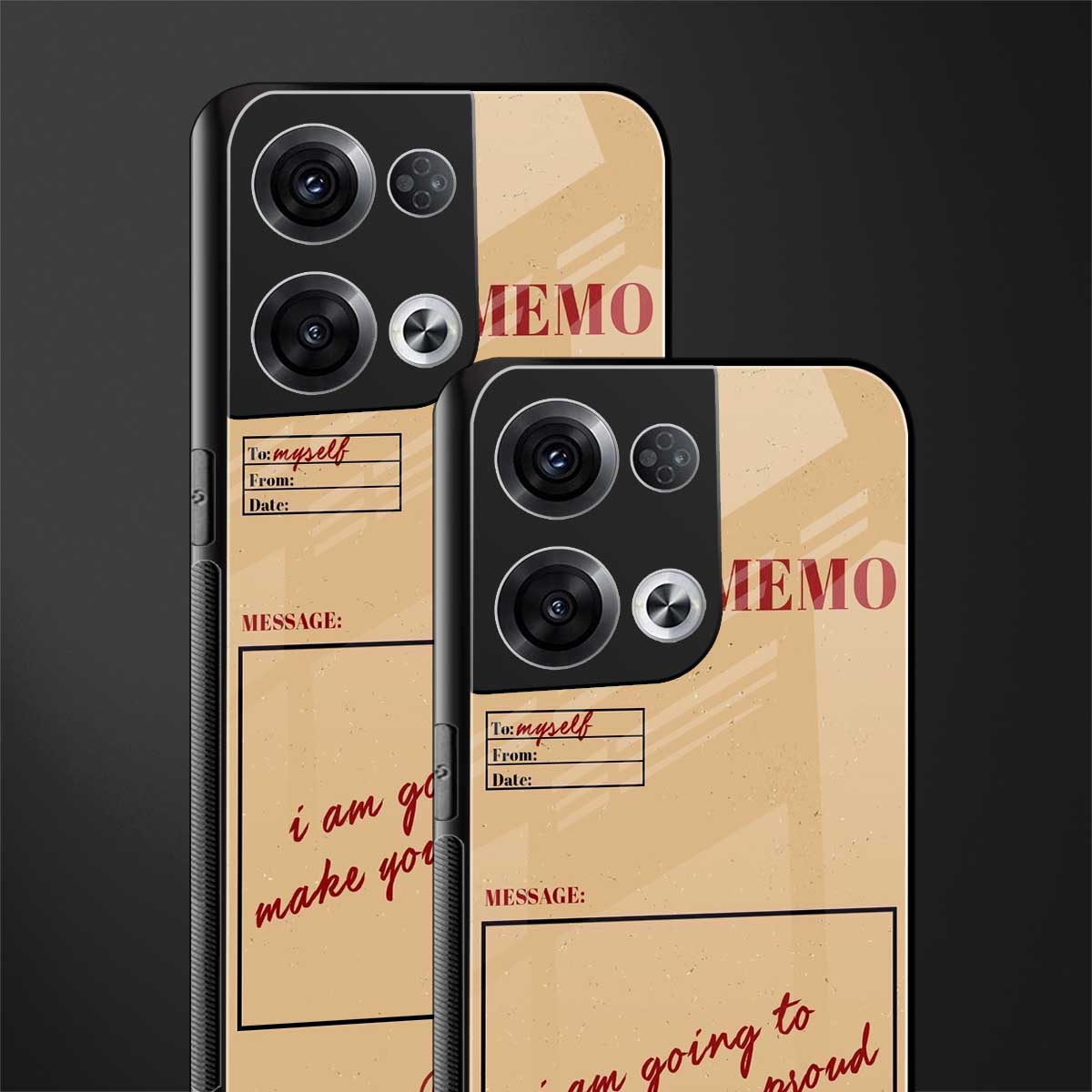 memo back phone cover | glass case for oppo reno 8