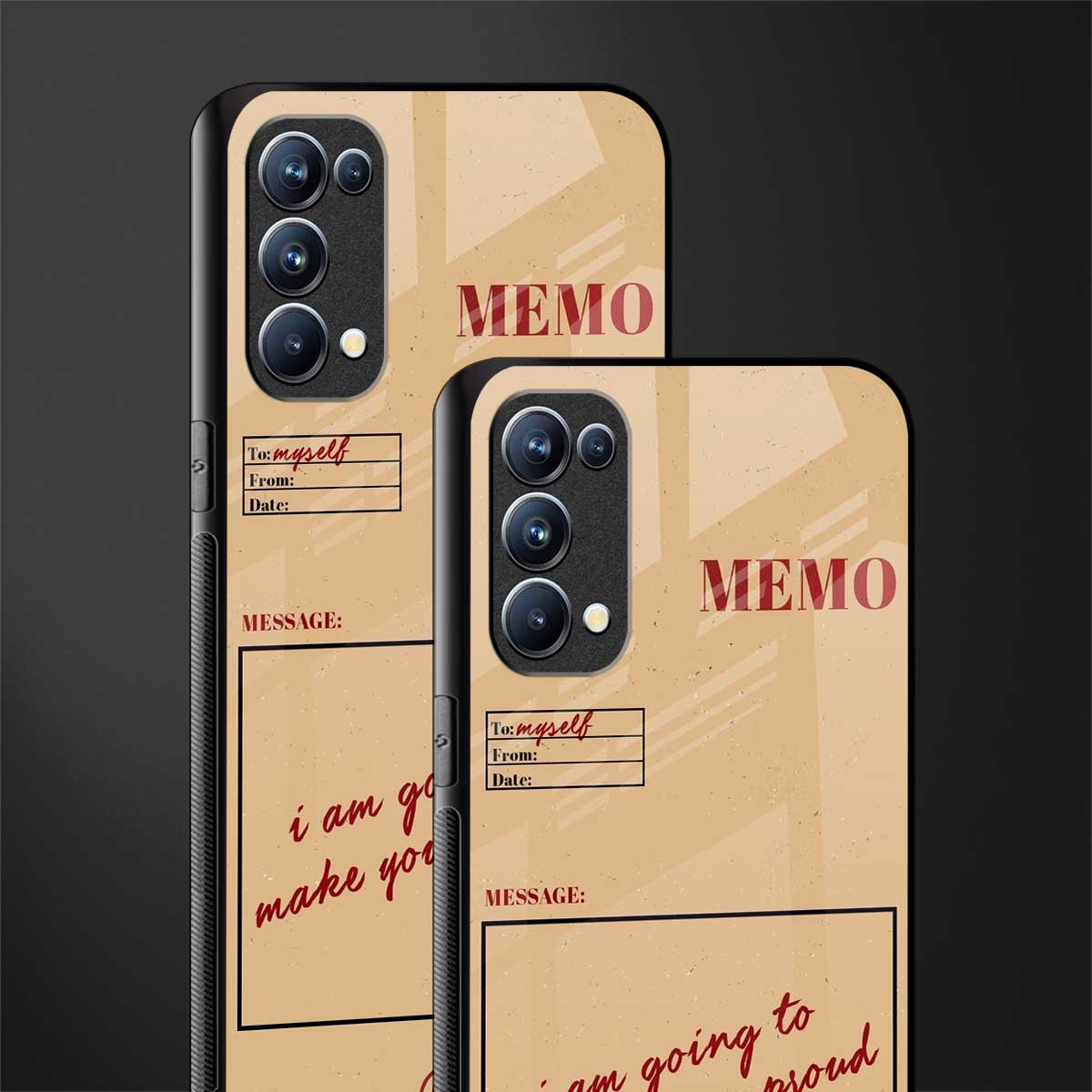 memo back phone cover | glass case for oppo reno 5