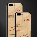 memo glass case for iphone 7 plus image-2