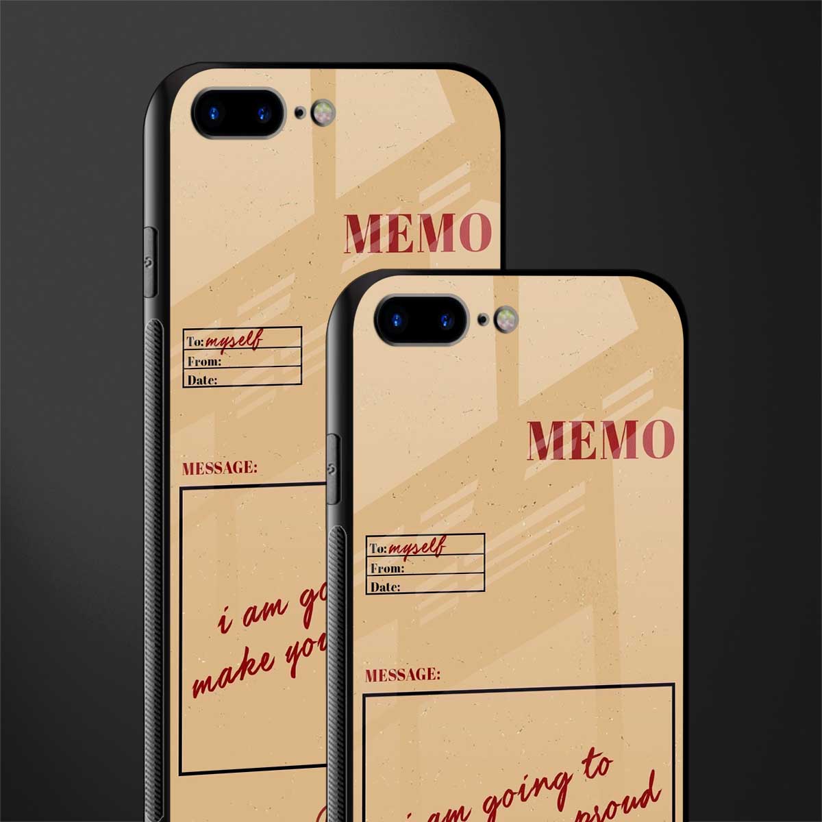 memo glass case for iphone 7 plus image-2