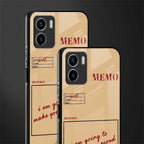 memo back phone cover | glass case for vivo y72