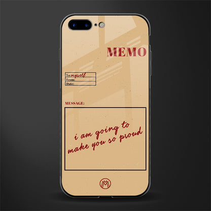 memo glass case for iphone 8 plus image