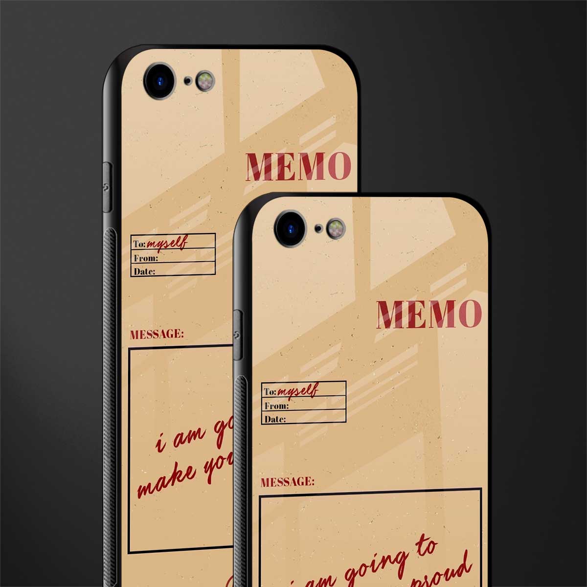 memo glass case for iphone 8 image-2