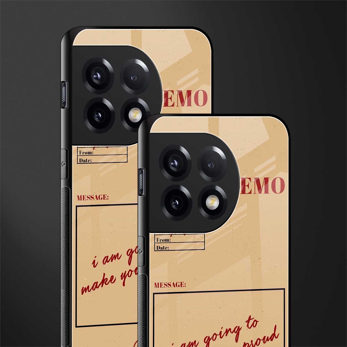 memo back phone cover | glass case for oneplus 11r