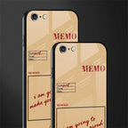 memo glass case for iphone 6s image-2