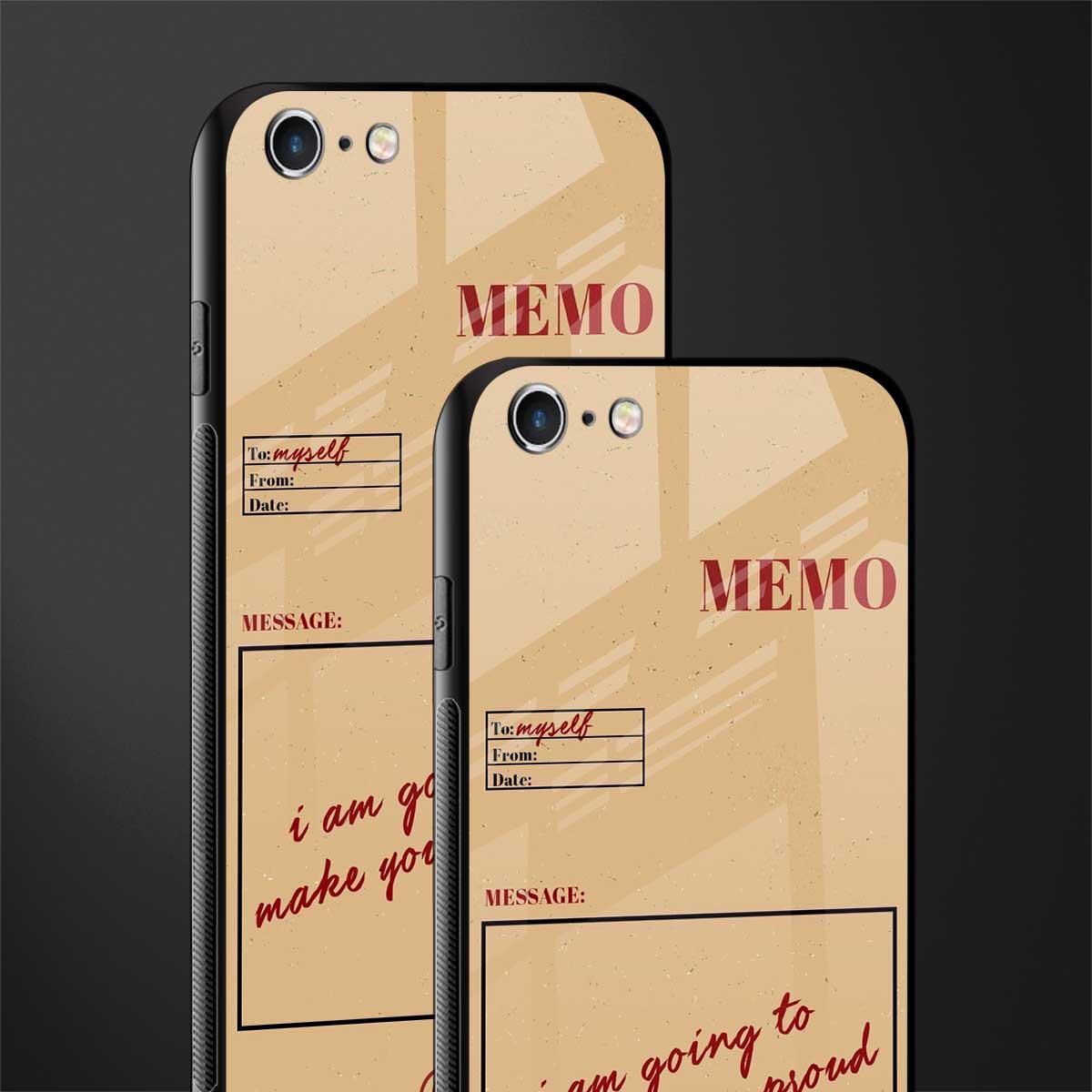 memo glass case for iphone 6s image-2