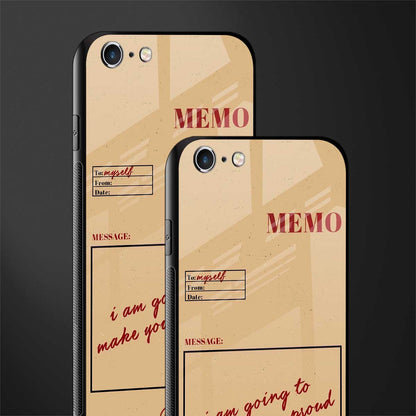 memo glass case for iphone 6s image-2