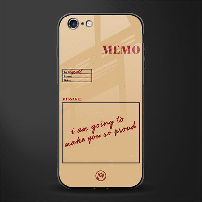 memo glass case for iphone 6s plus image