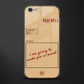 memo glass case for iphone 6s image