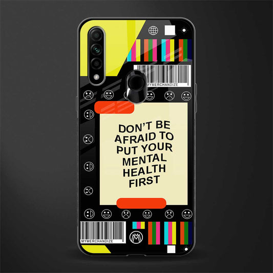 mental health glass case for oppo a31 image