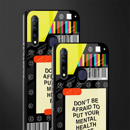 mental health glass case for vivo z1 pro image-2