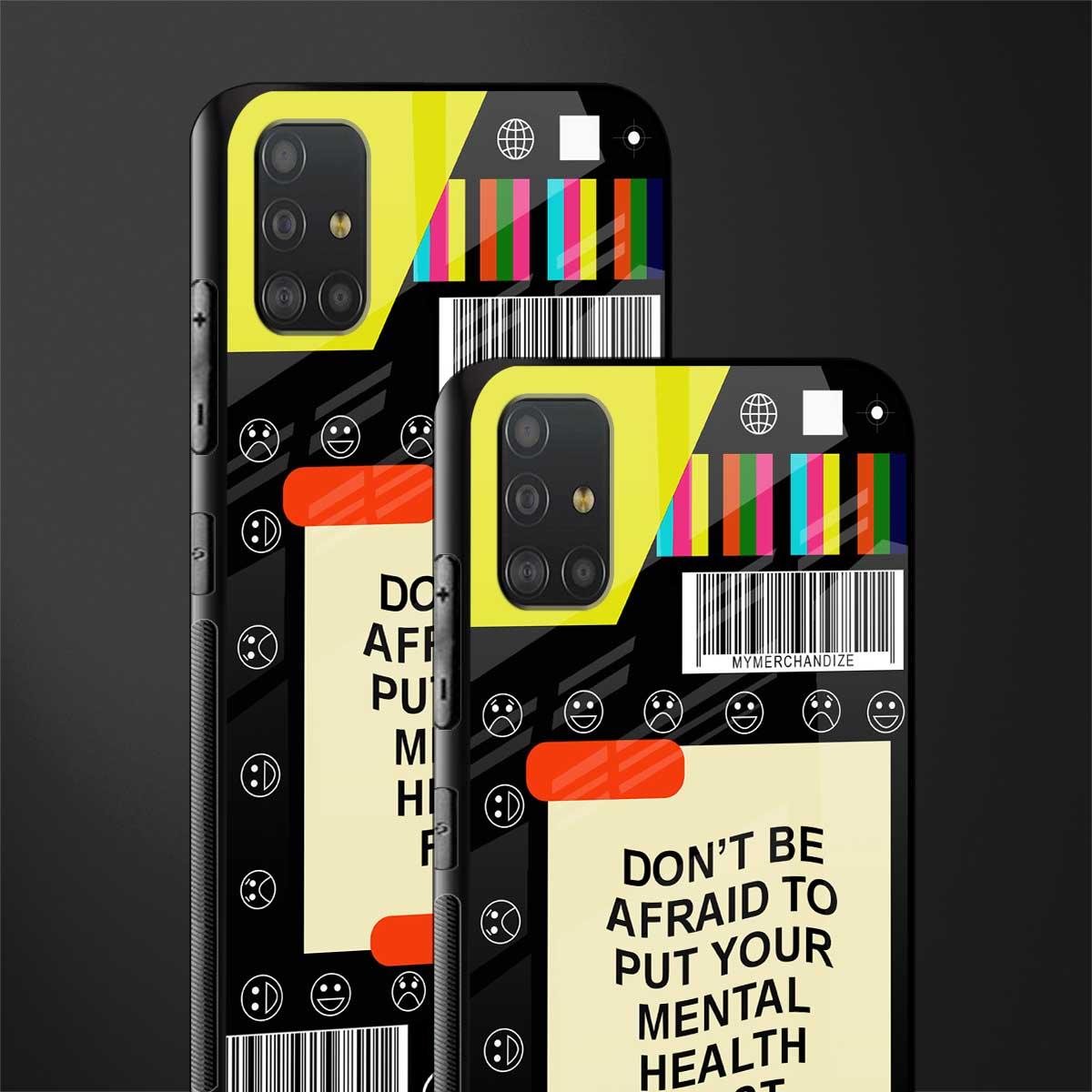 mental health glass case for samsung galaxy a51 image-2