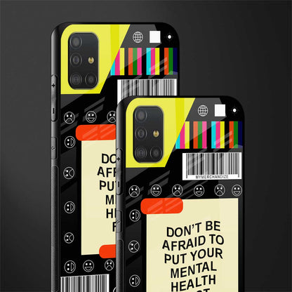 mental health glass case for samsung galaxy a51 image-2