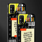 mental health glass case for samsung galaxy f41 image-2