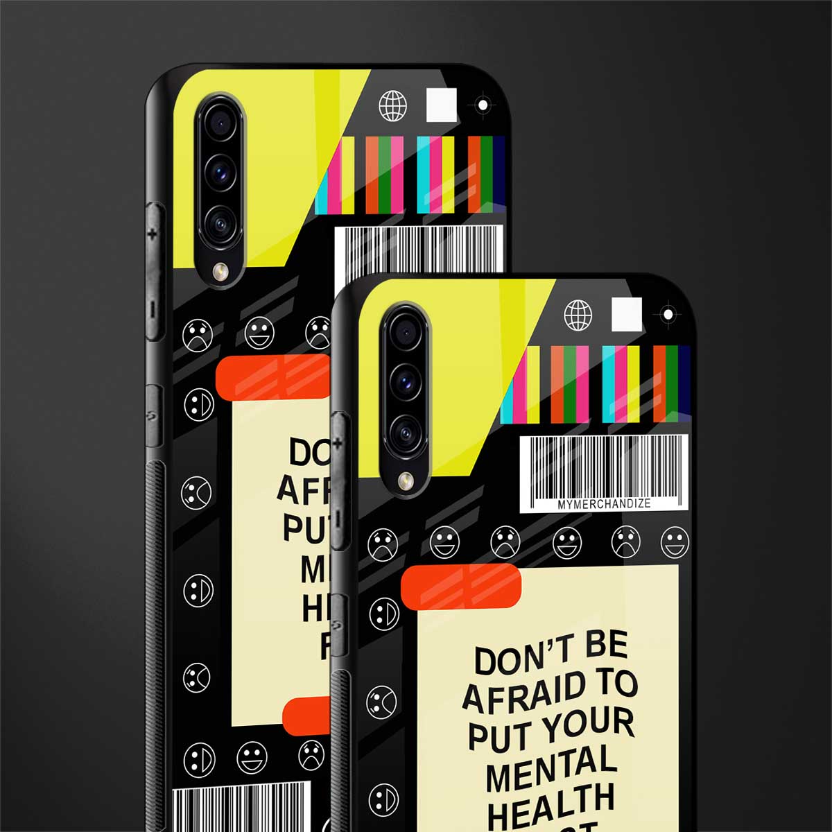 mental health glass case for samsung galaxy a50s image-2