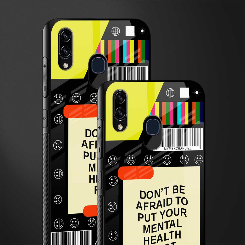 mental health glass case for samsung galaxy m10s image-2