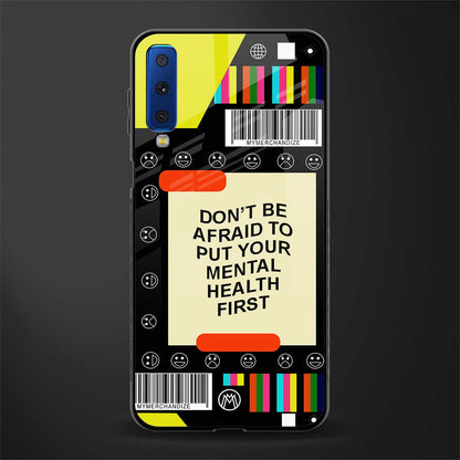 mental health glass case for samsung galaxy a7 2018 image