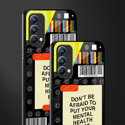 mental health glass case for oppo f19 image-2