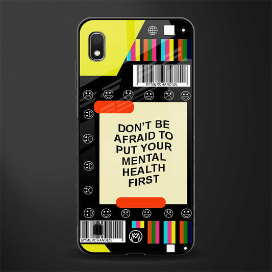 mental health glass case for samsung galaxy a10 image