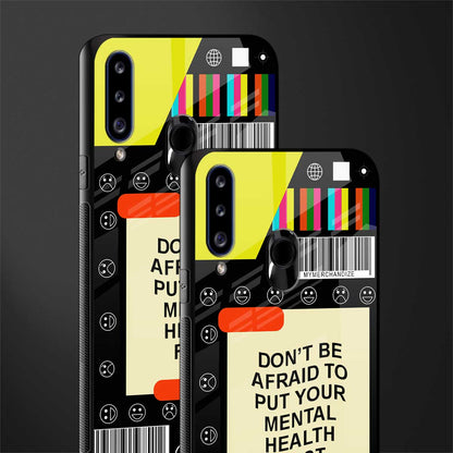 mental health glass case for samsung galaxy a20s image-2