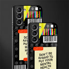 mental health glass case for samsung galaxy s21 fe 5g image-2
