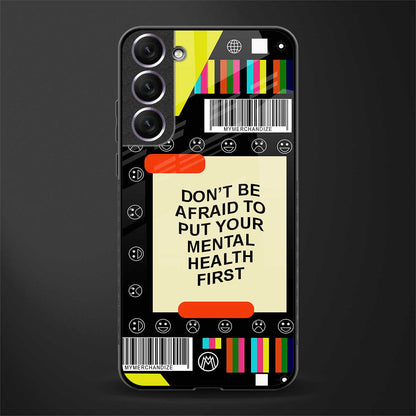 mental health glass case for samsung galaxy s21 plus image
