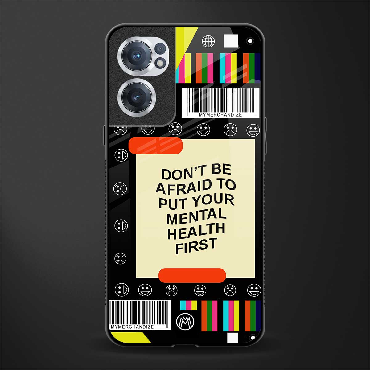 mental health glass case for oneplus nord ce 2 5g image