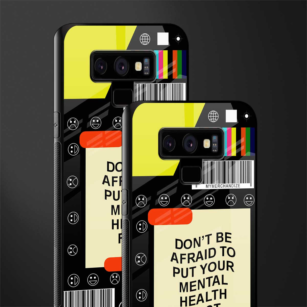 mental health glass case for samsung galaxy note 9 image-2