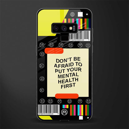 mental health glass case for samsung galaxy note 9 image