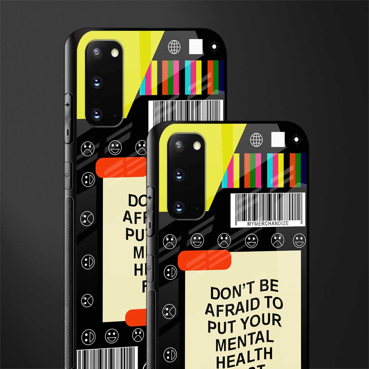 mental health glass case for samsung galaxy s20 image-2