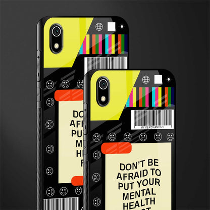 mental health glass case for redmi 7a image-2