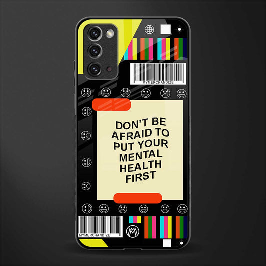 mental health glass case for samsung galaxy note 20 image