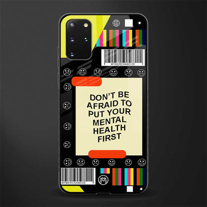 mental health glass case for samsung galaxy s20 plus image