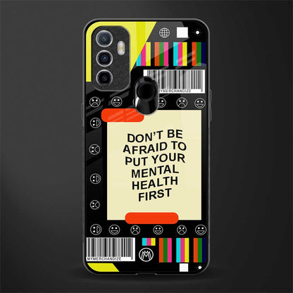 mental health glass case for oppo a53 image
