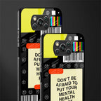 mental health glass case for poco x3 pro image-2