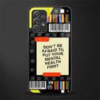 mental health glass case for samsung galaxy a72 image