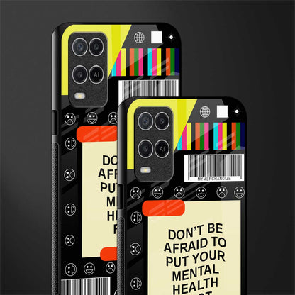 mental health glass case for oppo a54 image-2