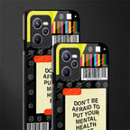 mental health glass case for realme c35 image-2