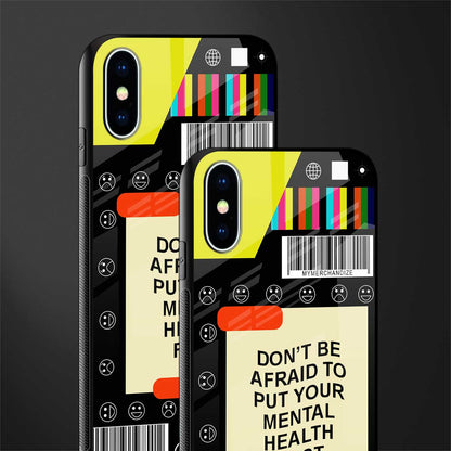 mental health glass case for iphone x image-2