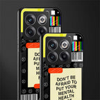 mental health back phone cover | glass case for oneplus 10t